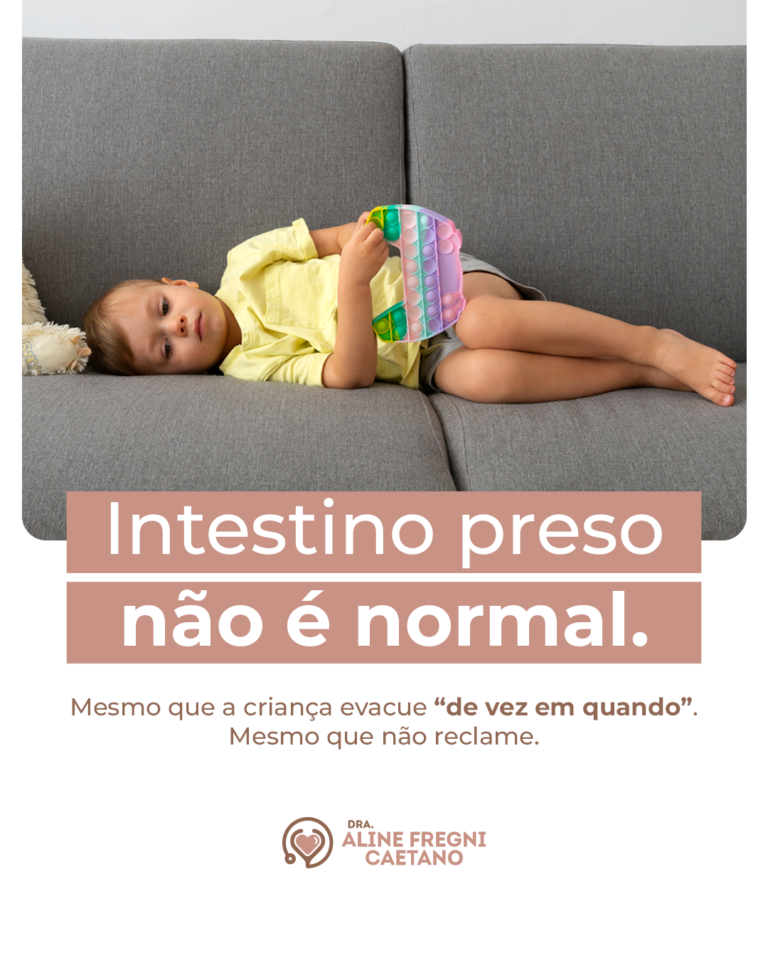 Intestino preso não é normal