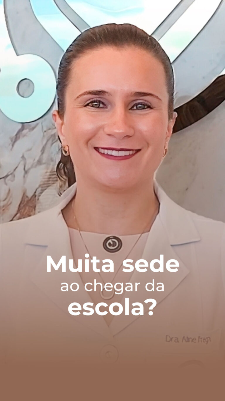 Muita sede ao chegar da escola?